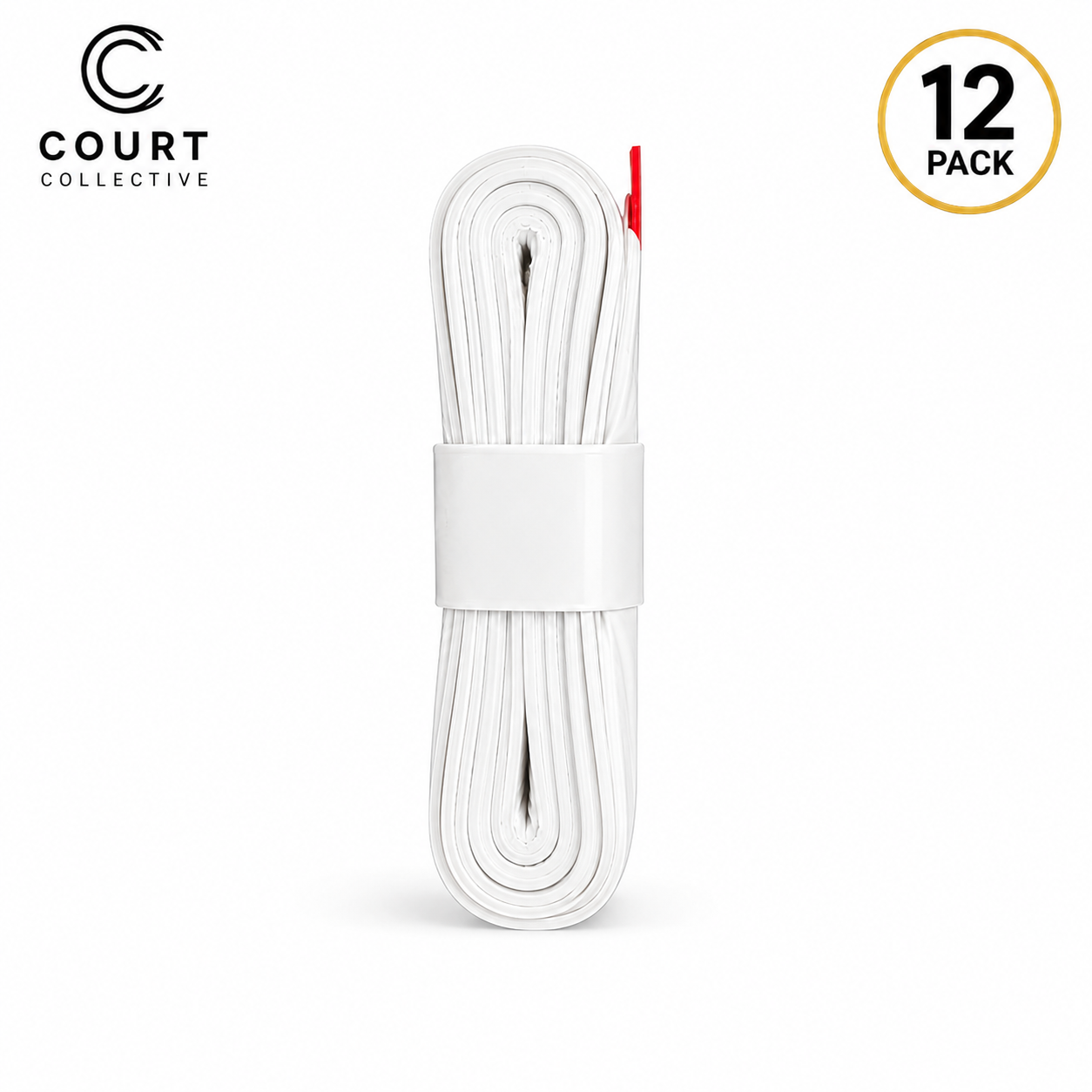 Pro Tour Overgrip: White (12 Pack)